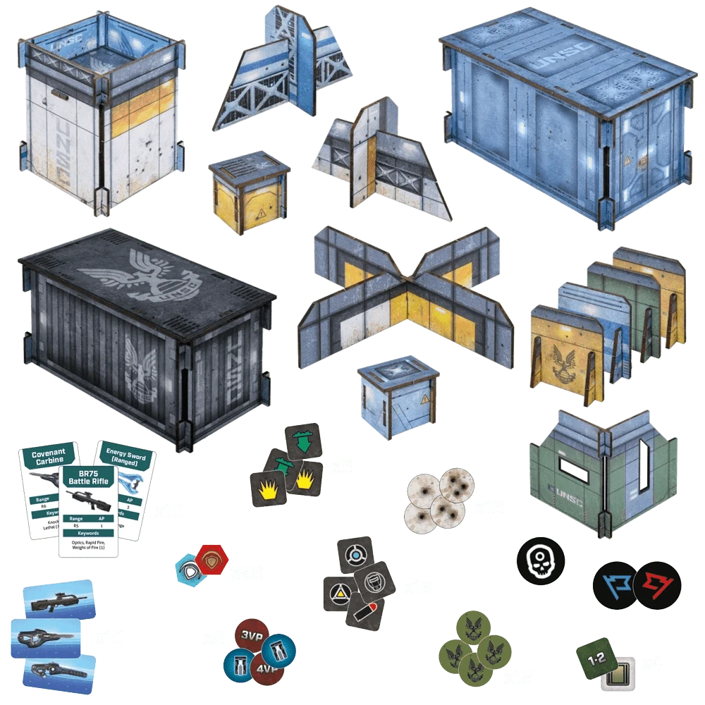 Halo: Flashpoint UNSC Firebase Deluxe Gaming Mat
