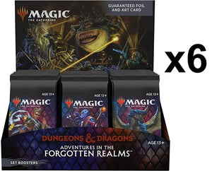 MTG Adventures in the Forgotten Realms [x6] Set Sealed Case