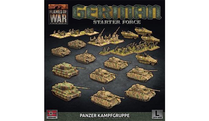 Flames Of War: German Starter Force - Tank-Hunter Kampfgruppe (Late-War) Miniature Wargaming Set - View #7