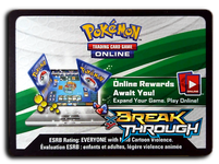 Pokemon TCG Online BreakThrough Booster Pack Code