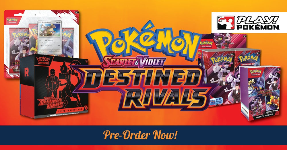 Pokémon: Destined Rivals | Booster Boxes, Cases & More – Flipside Gaming