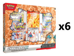 Pokemon Charizard Ex [x6] Premium Collection Case