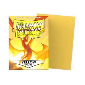 Dragon Shield Matte Yellow [x10] Case Display