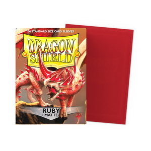 Dragon Shield Matte Ruby (100ct)