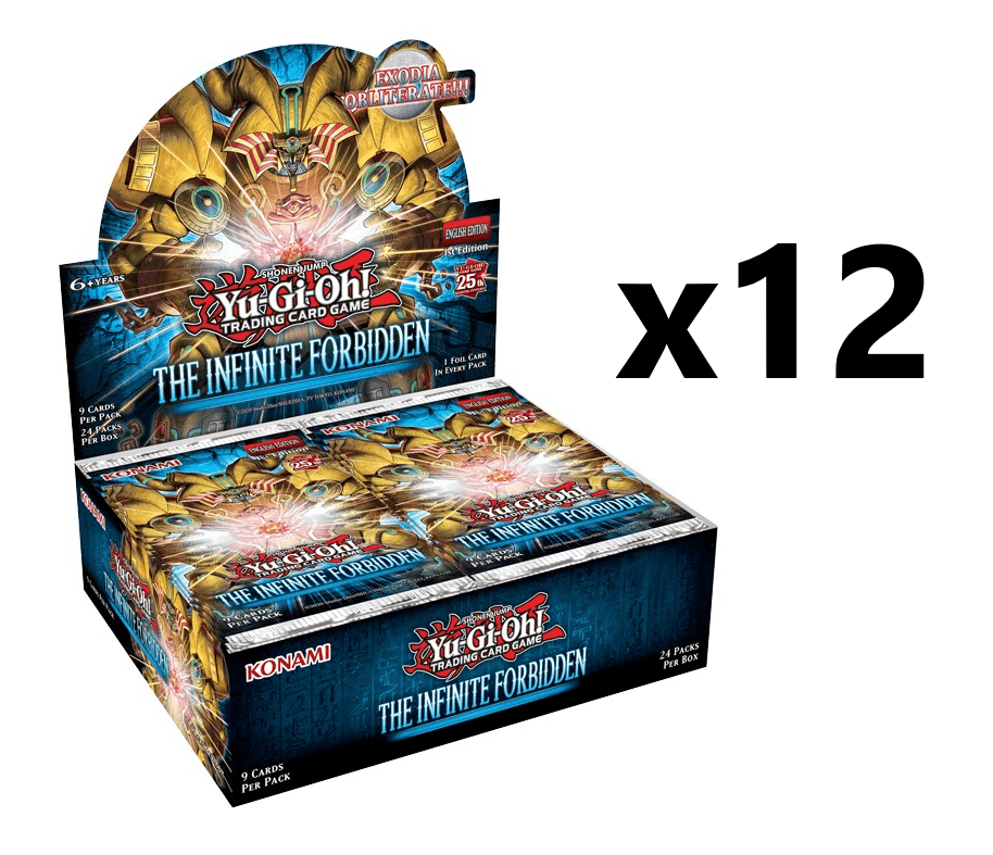 Yu-Gi-Oh! - The Infinite Forbidden Display - Avec 24 boosters et 9 cartes flambantes par booster - Anglais protection d'expédition Heartforcards Yu-Gi-Oh! - The Infinite Forbidden Display - Avec 24 boosters et 9 cartes flambantes par booster - Anglais protection d'expédition Heartforcards