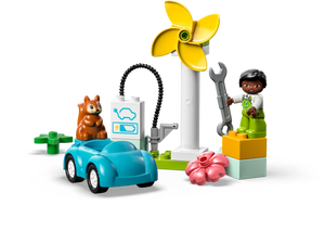 LEGO® DUPLO Town Wind Turbine and Electric Car 10985