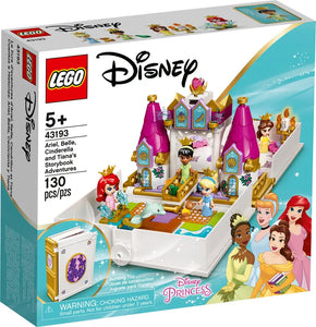 LEGO® Disney Princesses Ariel, Belle, Cinderella and Tiana's Storybook Adventures 43193