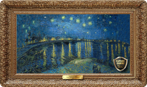 Starry Night Over the Rhône (1888) Playmat - Vincent Van Gogh Flipside Masterpiece Collection
