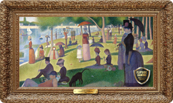 A Sunday Afternoon on the Island of La Grande Jatte (1884) Playmat - Georges Seurat Flipside Masterpiece Collection