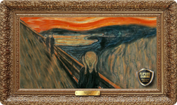 The Scream (1893) Playmat - Edvard Munch Flipside Masterpiece Collection