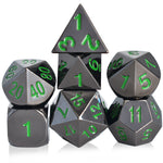 Black/Green Numbers - Metal 7-Set