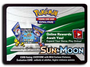 Pokemon TCG Online Sun and Moon Base Booster Pack Code