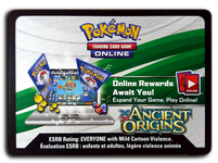 Pokemon TCG Online Ancient Origins Booster Pack Code