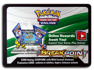 Pokemon TCG Online BreakPoint Booster Pack Code