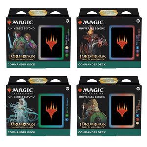 MTG The Lord of the Rings: Tales of Middle-Earth Commander Decks (Set of 4)