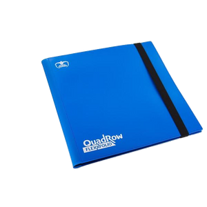 QuadRow 12-Pocket FlexXFolio Blue Binder