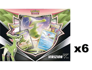 Pokemon [x6] Virizion V Collection Sealed Case