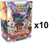 Pokemon Paldea Evolved [x10] Build & Battle Box Display