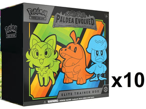 Pokemon Paldea Evolved Elite Trainer Box CASE [10x ETB]