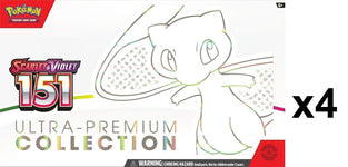 Pokemon 151 Mew Ultra Premium Collection [4x] Box Case