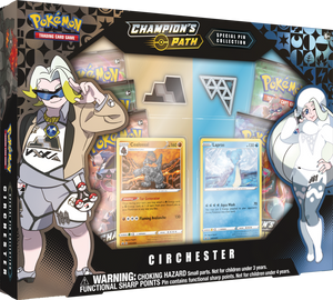 Pokemon TCG Champion's Path Special Pin Collection Circhester