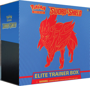 Pokemon TCG Sword & Shield Elite Trainer Box: Zamazenta